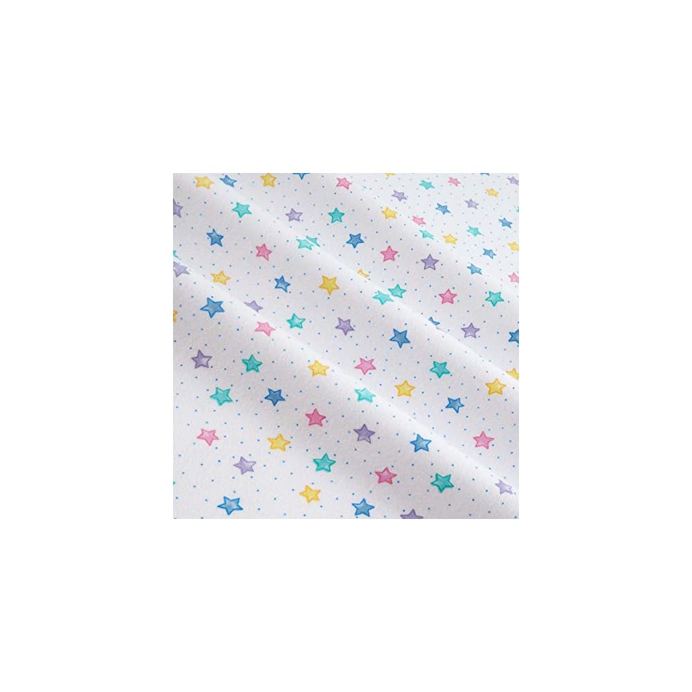 Comfy Flannel Stars Pastel, Fabric by the Yard