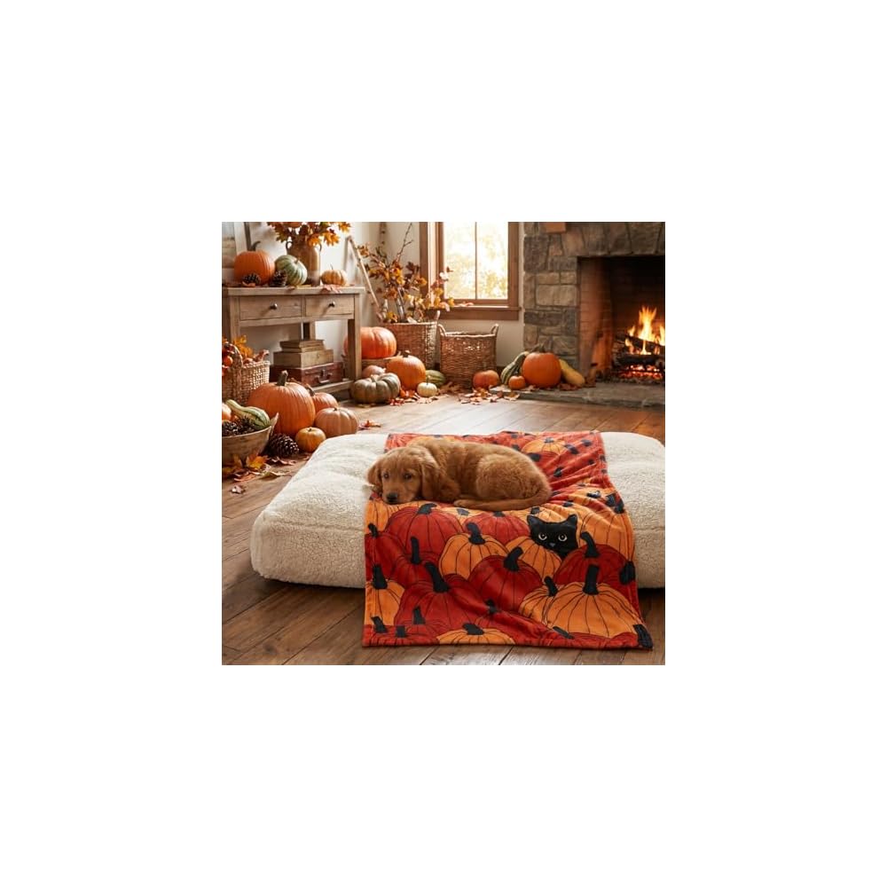 Fall Flannel Blanket and Petblanket